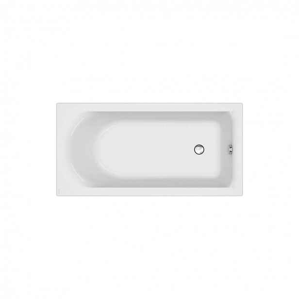 Cersanit City - Vana 150x75 cm, včetně nožiček, bílá S301-334