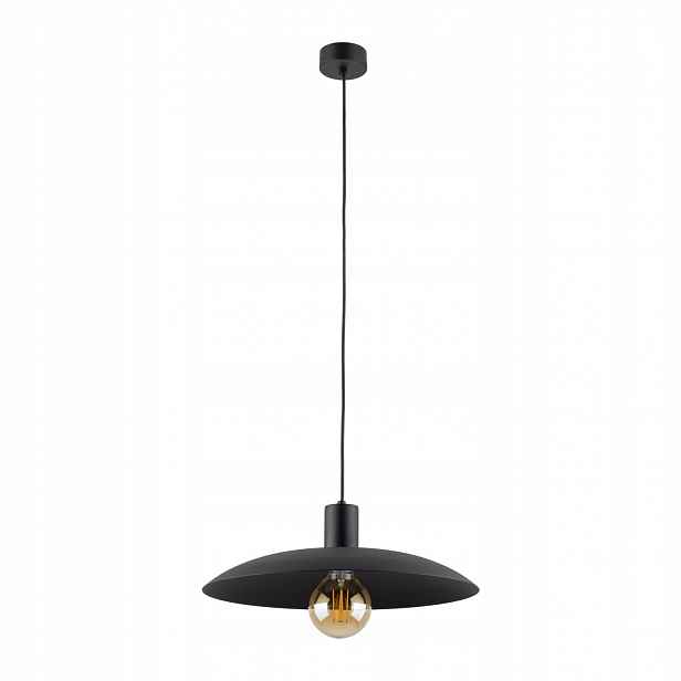 Lustr Závěsná lampa Černá Kov Převis E27 nad stolem Astra Tk Lighting