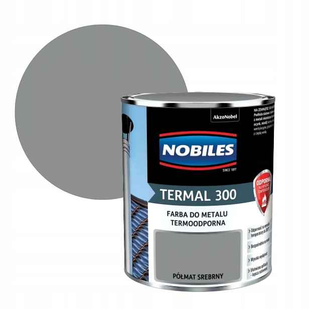 Nobiles Termal 300 Stříbrný Polomat 0,7 L Odolný Vůči Vysokým Teplotám