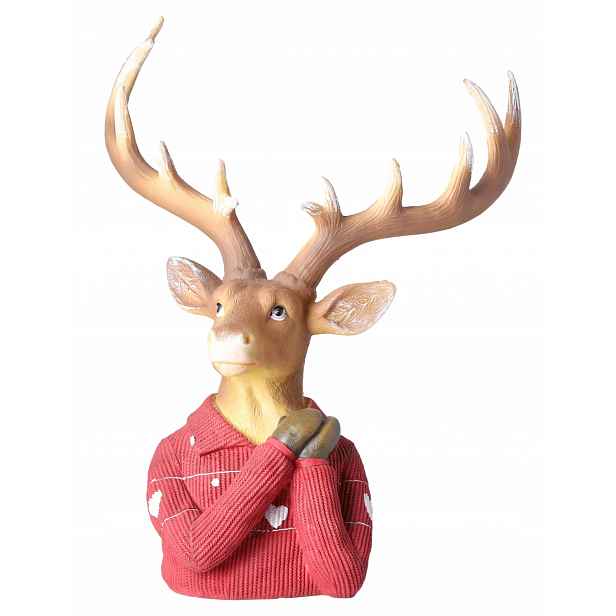 Sob figurka vánoční dekorace velká 33 cm