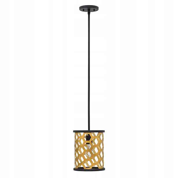 Závěsná lampa Felix teplé zlato E27 100W stmívatelná Hinkley