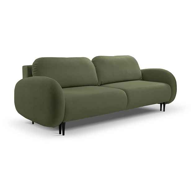Laski Rozkládací pohovka Soft 232 cm Castel 39 khaki