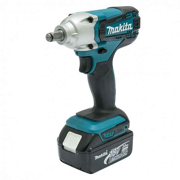 Makita - 18V AKU rázový utahovák, 2x aku 3,0 Ah, nabíječka DTW190RFJ