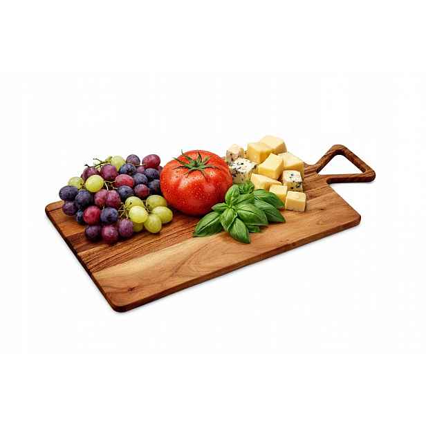Prkénko na krájení a servírování 54×30 cm s rukojetí Kesper 29131