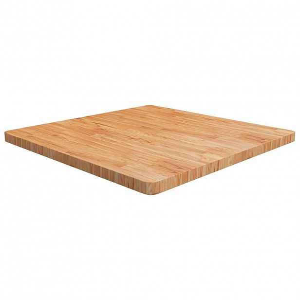 vidaXL Čtvercová stolní deska světle hnědá 90x90x4 cm ošetřený dub