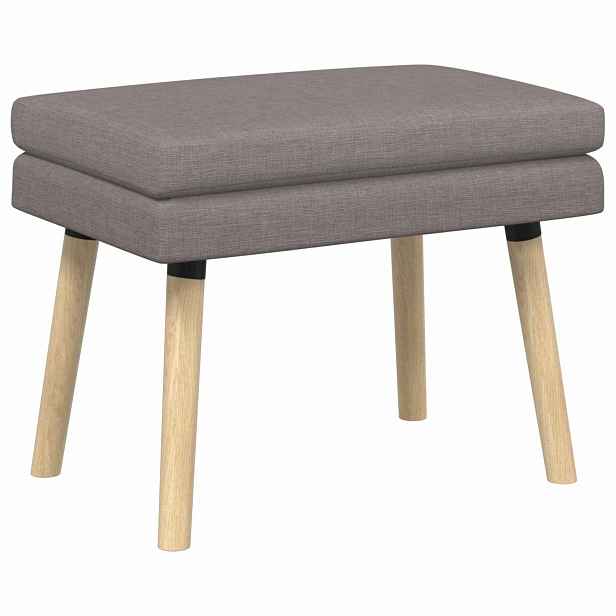 vidaXL Dvouúrovňová lavice Taupe 60 x 40 x 46 cm Textil