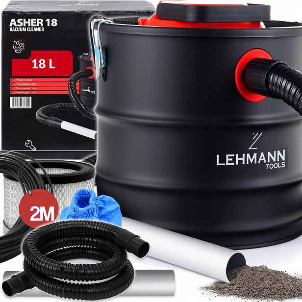 Vysavač krbový vysavač Lehmann na popel 1200 W Hepa 18 L 1200 W