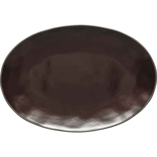 Costa Nova Talíř oválný Stacked Organic Port 45 cm, fialový