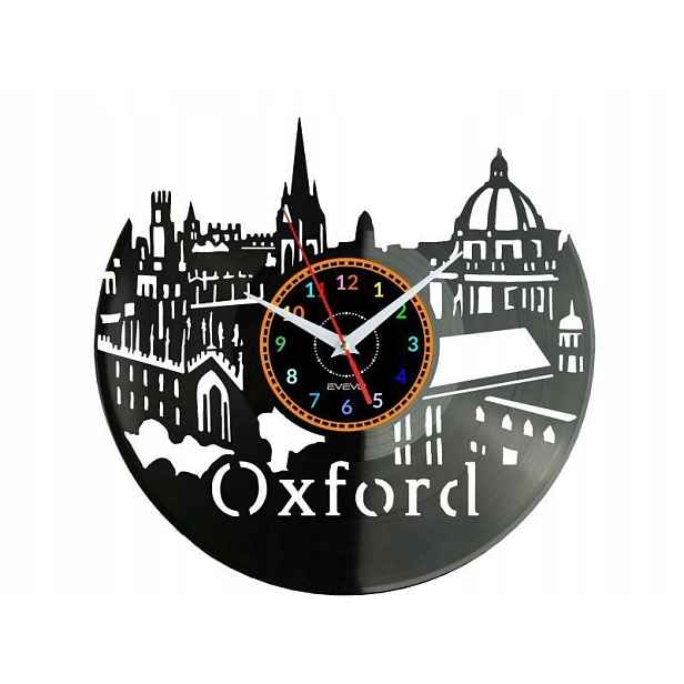Oxford University Nástěnné hodiny Vinylová deska Moderní Dekorativní Na Pr