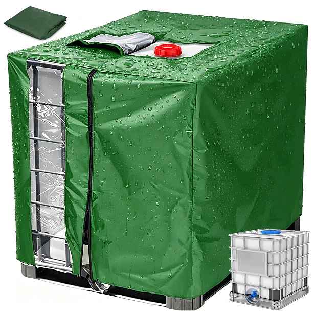 Povlak Plachta na Ibc nádrž Beczke Dešťovou Vodu 1000L 100x120x116cm