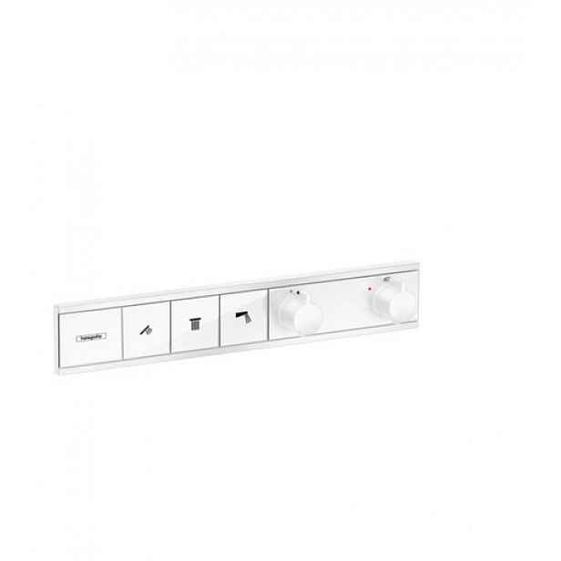Vanová baterie Hansgrohe Rainselect bez podomítkového tělesa matná bílá 15381700