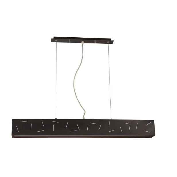 Stropní kancelářské svítidlo Beam 21W T5 kov wenge 900X100X1125MM
