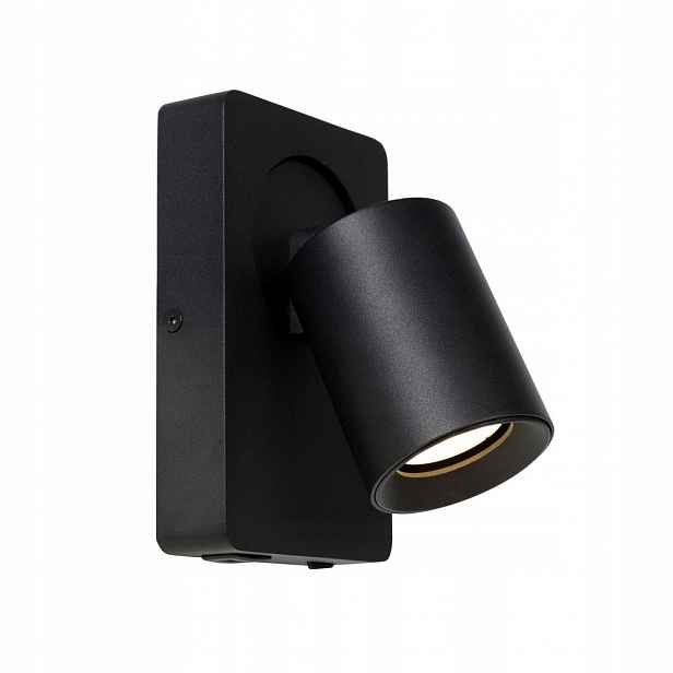 Nástěnné svítidlo Nigel Černé Teplé světlo Tk Lighting