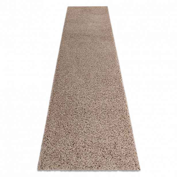rugsX BĚHOUN SOFFI shaggy 5cm béžový - do kuchyně, předsíně, chodby, haly 80/200 cm