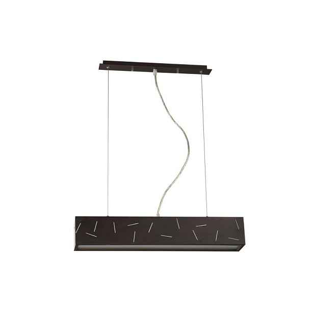 Stropní kancelářské svítidlo Beam 14W T5 kov wenge 600X100X1125MM