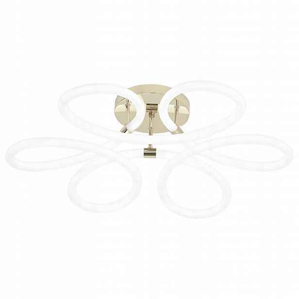 stropní svítidlo Led bílá květina světle zlatá, moderní, stylový design