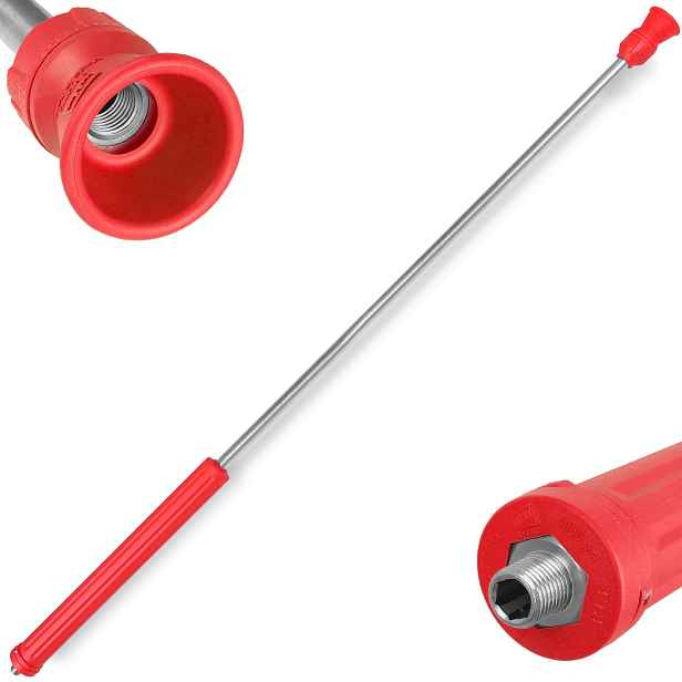 Nerezová přímá lanka Mtm 900 mm 90 cm 1/4" 280 bar 45 l/min 160 °C na mytí nádobí