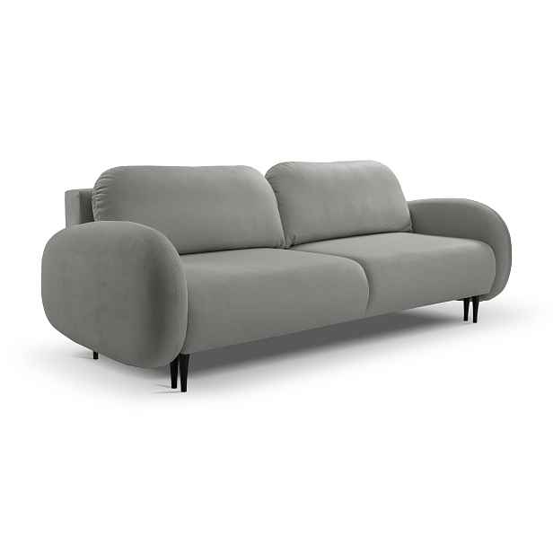 Laski Rozkládací pohovka Soft 232 cm Castel 93 šedá