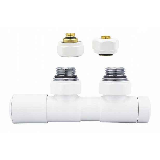 Ventil reg 50 mm Twins bílý mat levý Pex