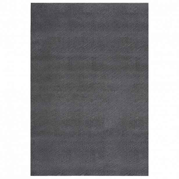 vidaXL Chlupatý koberec antracitový 240 x 340 cm polyester