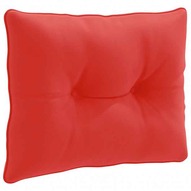 vidaXL Zádový polstr PUTTEN 100% polyester Červená 60 x 40 x 10 cm