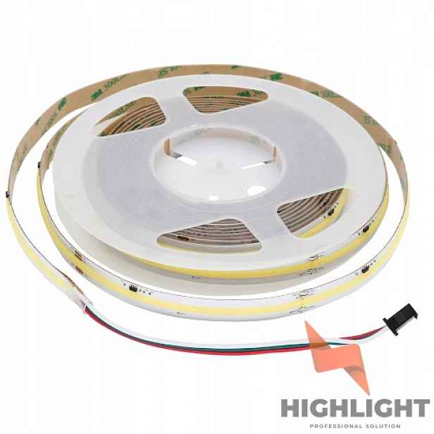 5 m Led pásek Cob Digitální 4000K neutrální IP65 11W 24V WS2811 voděodolný