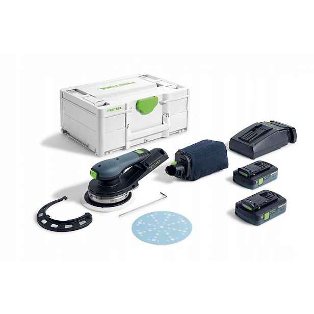 Festool Mobilní Aku Bruska Výkonná S Led Etsc 2 150 4,0 Systainer Set
