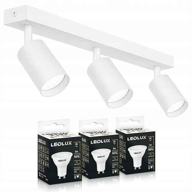 Set Stropní svítidlo závěsná Led 3x GU10 7,5W