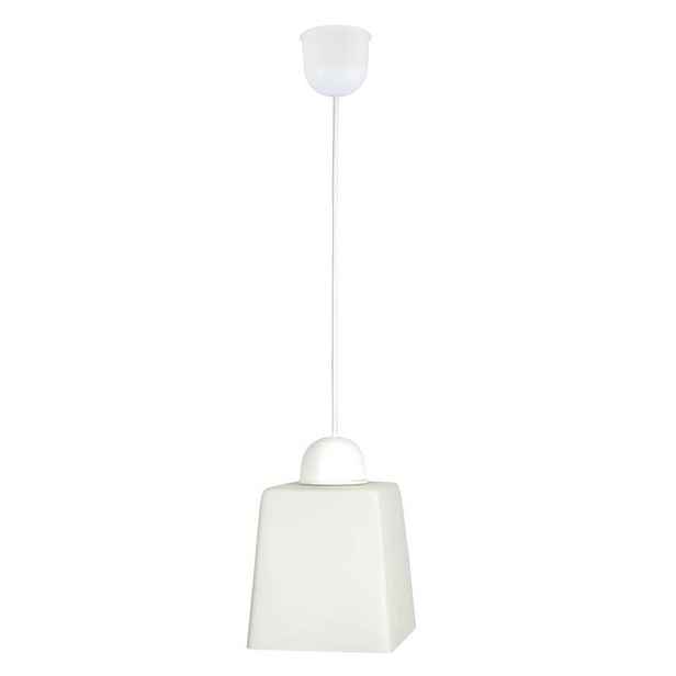 Stropní lampa Wibra 12 1xE27 bílé lano