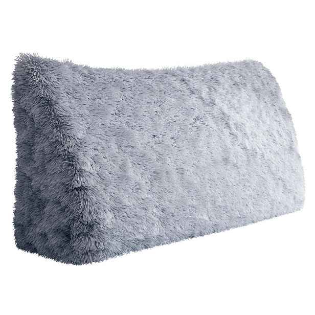Vercart ZÁDOVÝ POLŠTÁŘ plyš Modrošedý 140 cm