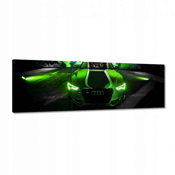 Obrazy 120x40 Limetkové Audi Auta