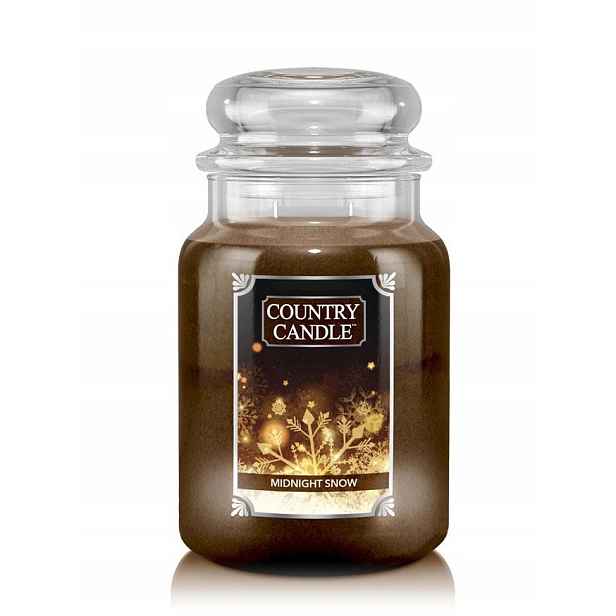 Tradiční parafínová svíčka Midnight Snow Country Candle 1 ks