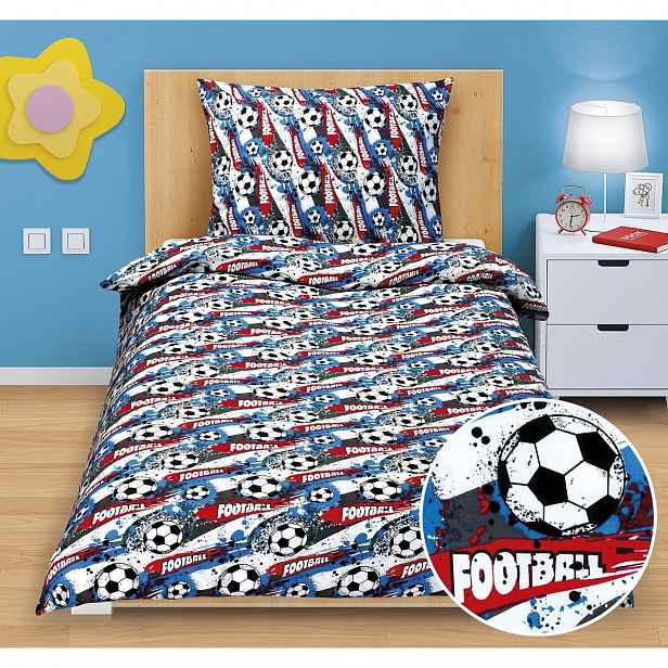 Bavlněné povlečení Junior Fotbal 140 x 200 cm, česká výroba