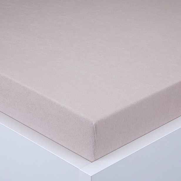 decoDoma Napínací prostěradlo froté EXCLUSIVE kávová 90 x 200 cm