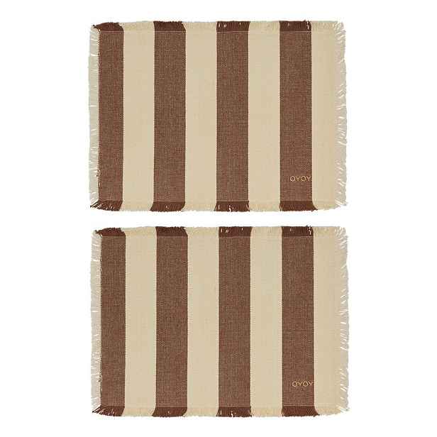Prostírání v sadě 2 ks z bio bavlny 36x48 cm Toppu – OYOY Living Design