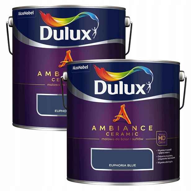 Set Dulux 2x2,5L Ambiance Ceramic Barva Keramická Euphoria Blue 5L