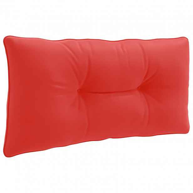 vidaXL Zádový polstr PUTTEN 100% polyester Červená 80 x 40 x 10 cm