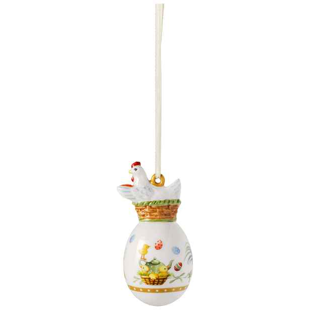 Villeroy & Boch Závěsná dekorace vajíčko Annual Easter Edition 2026, slepička 14-8627-6607