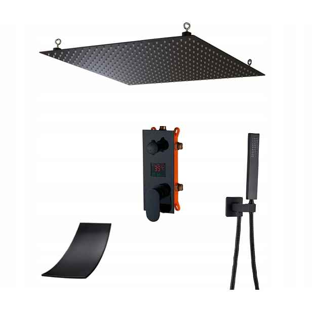 Podomítkový Set Dešťová Sprcha 50 cm Vodopád