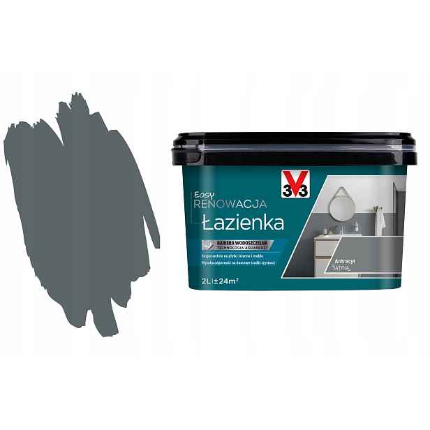 3V3 Easy Renovace Koupelna Kafli Pvc Rychlá Obnova Boazerie Keramická 2L