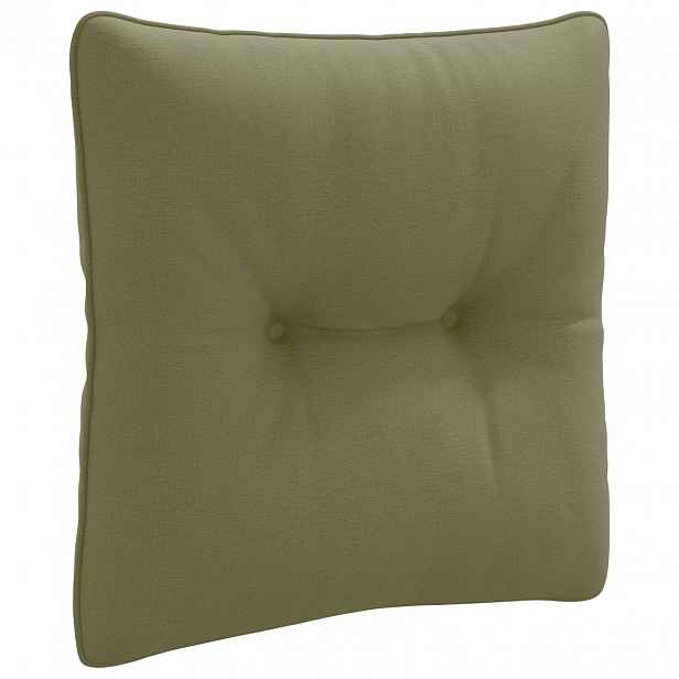 vidaXL Zádový polstr PUTTEN 100% polyester Olivově zelená