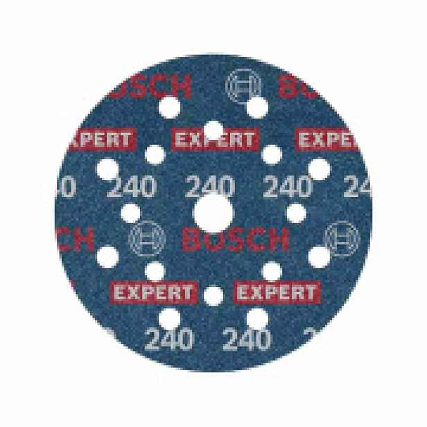 Brusný kotouč Bosch Expert O780 s fólií 6 ks 125 mm P240 2608902404