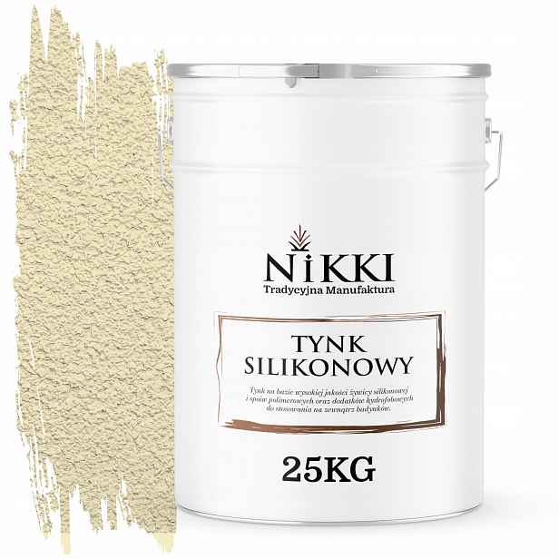 Silikonová Omítka Fasádní Barva Světle Žlutá F622 25KG Zrno 3.0mm