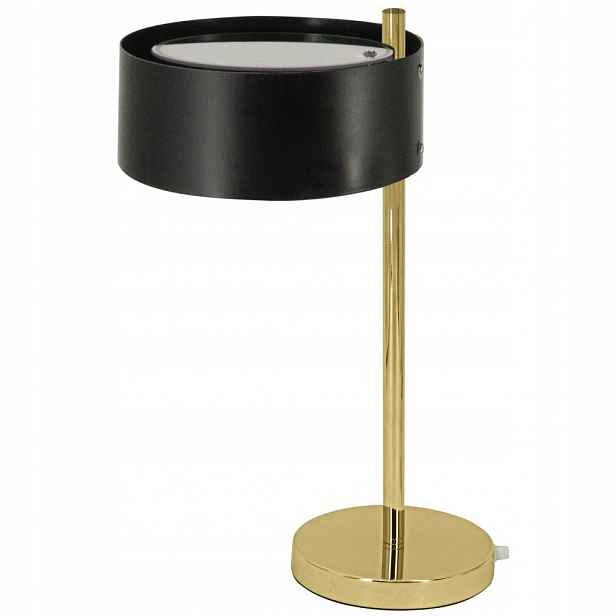 Stolní lampa Antila černá/transparentní, Elem