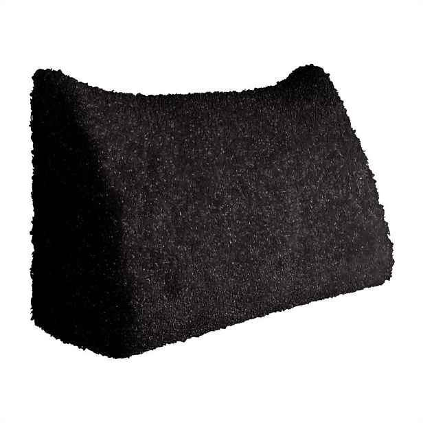 Vercart ZÁDOVÝ POLŠTÁŘ plyš Černý 60 cm