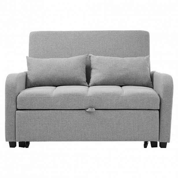 ROZKLÁDACÍ POHOVKA 127/75/94 cm Antická šedá