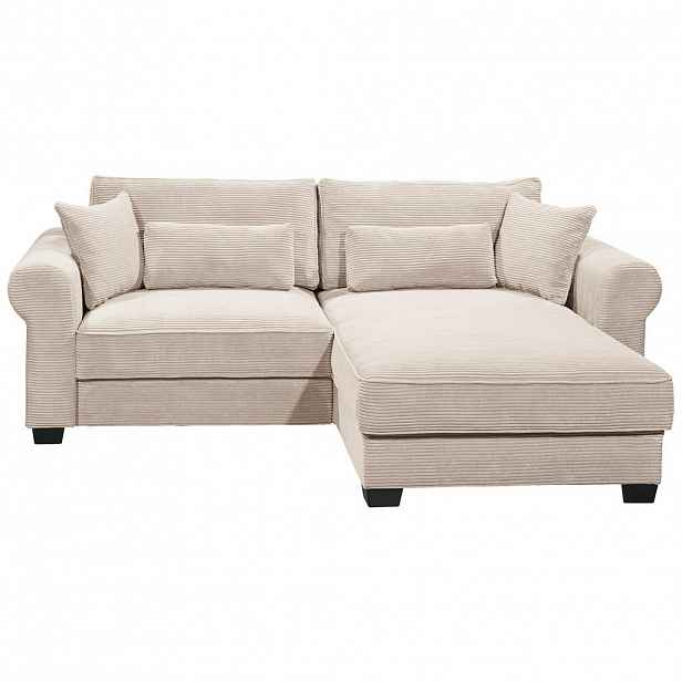 MID.YOU ROHOVÁ SEDAČKA, textil, krémová