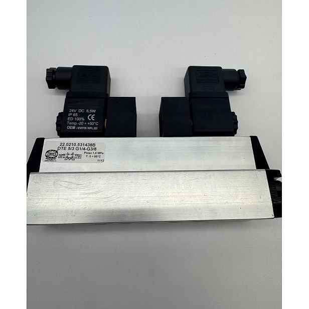Pneumatický elektroventil Dte 5/3 G1/4-G 3/8