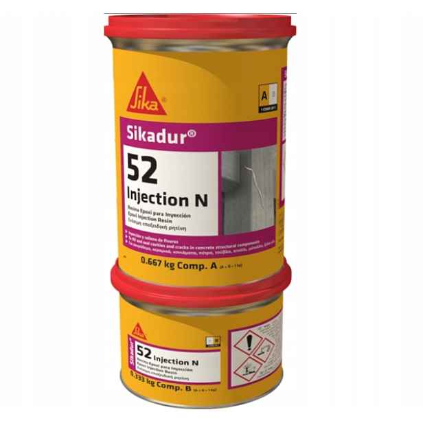 Sikadur-52 Normální injekční pryskyřice pro dilatační trhliny 4 kg