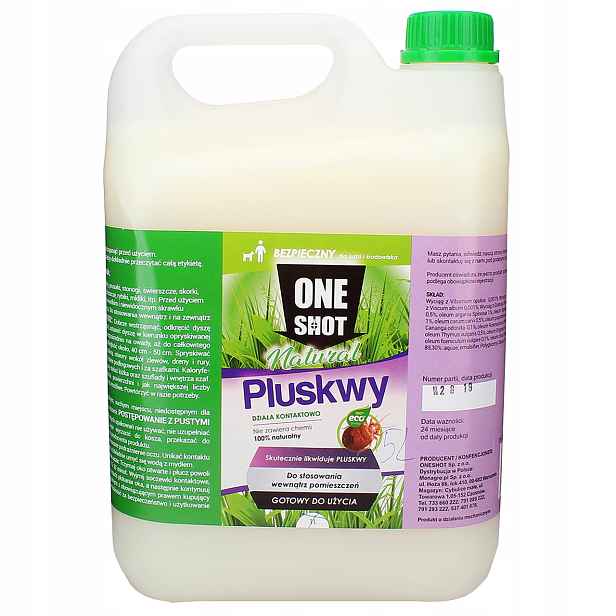 Tekutina proti štěnicím One Shot 5 kg 5000 ml